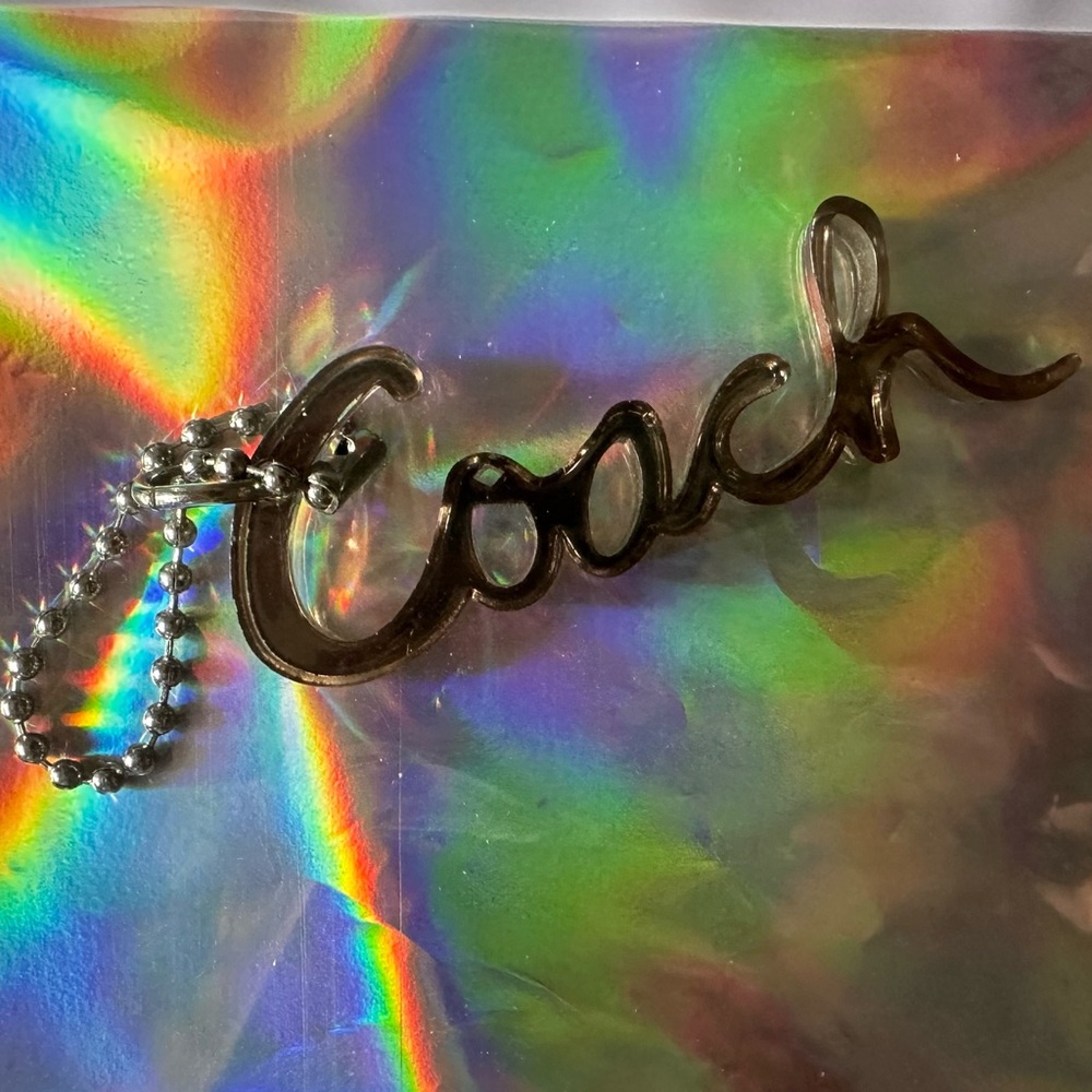 Auth Coach acrylic hangtag- Coach Poppy Limited Edition - Picture 4 of 5